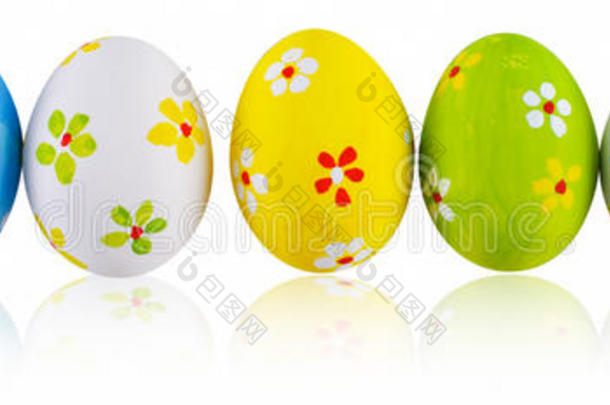 手绘复活节彩蛋。