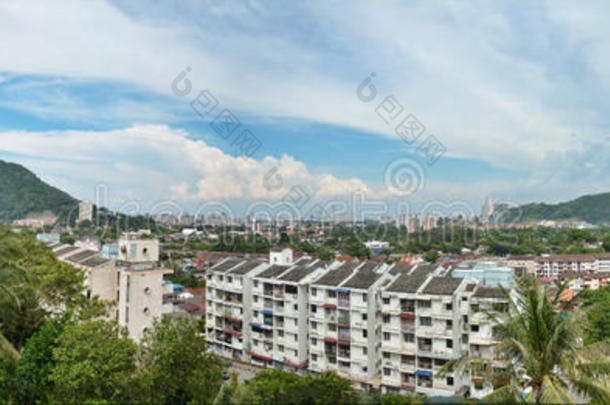 空气伊坦全景，槟城，马来西亚