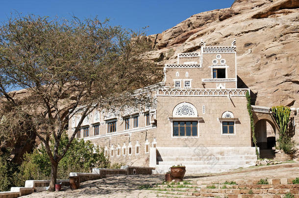 萨那也门附近的传统也门房屋