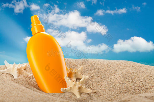 夏季日光浴-防晒油
