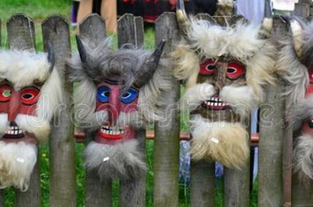 罗马尼亚<strong>传统节日</strong>面具