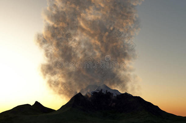 火山爆发