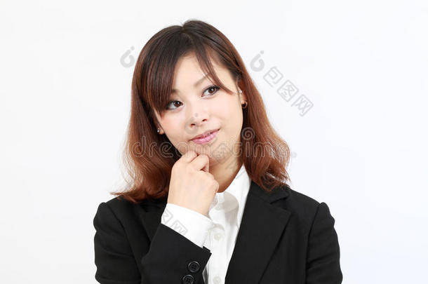 亚洲年轻女企业家形象