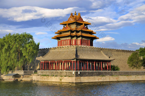 中国北京紫禁城门楼