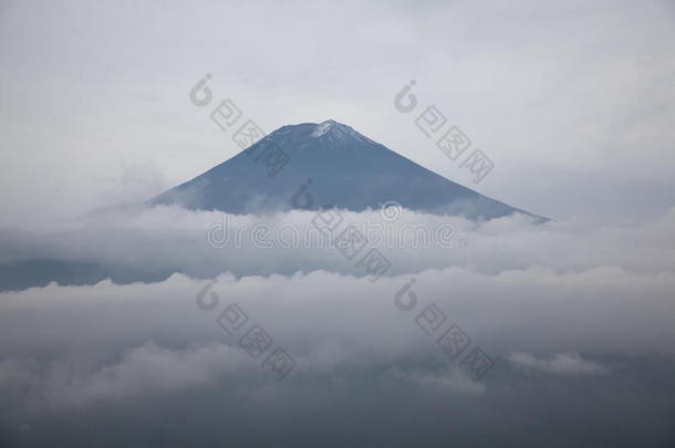 日本富士山云端山顶