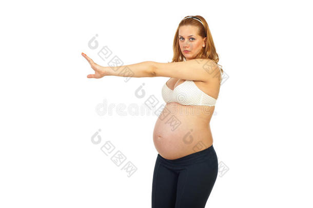 孕妇做<strong>健身操</strong>