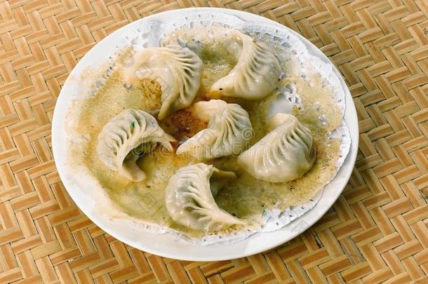 中餐，锅贴饺子