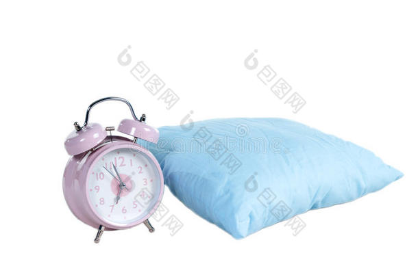起床时间-闹钟和枕头