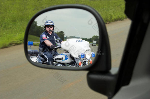 警用摩托车警察