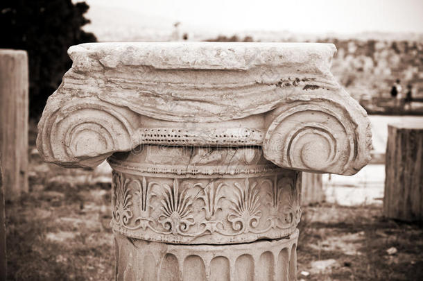 雅典卫城（帕台农神庙）附近的古代遗迹
