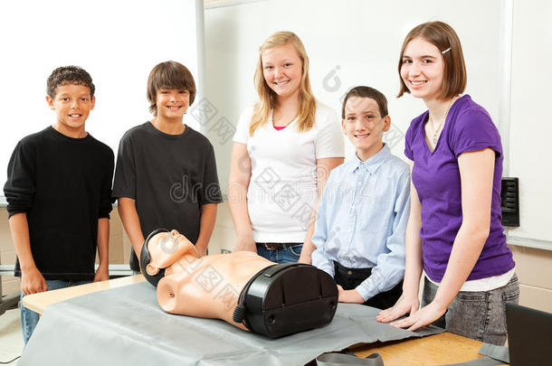 青少年心肺复苏训练人体模型