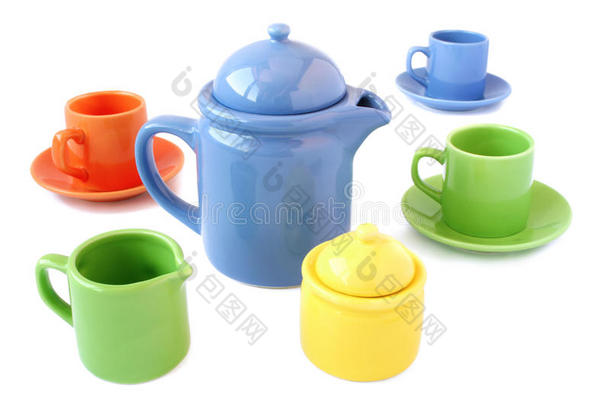 彩色咖啡/茶杯套装