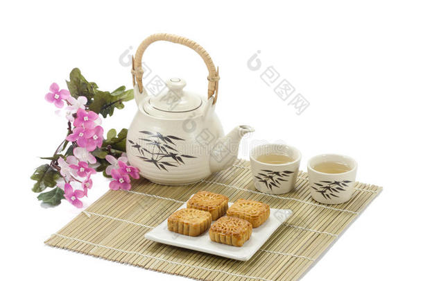 中国糕点和茶