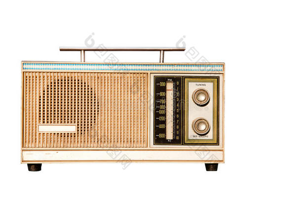 旧收音机被隔离