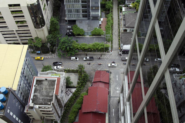 从曼谷街往下看