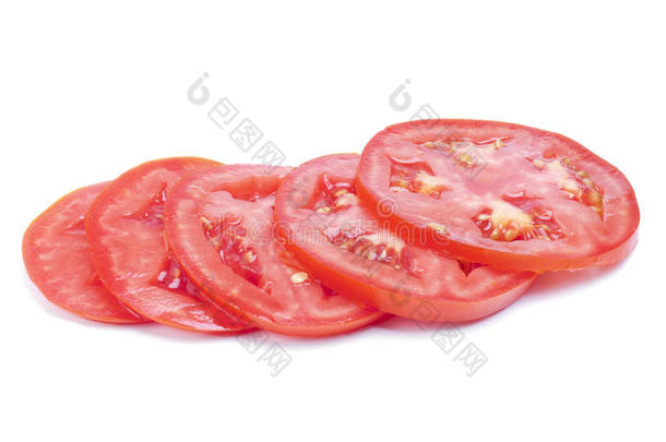 鲜红番茄片