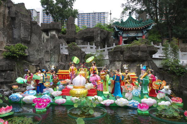 黄大仙庙花园装饰