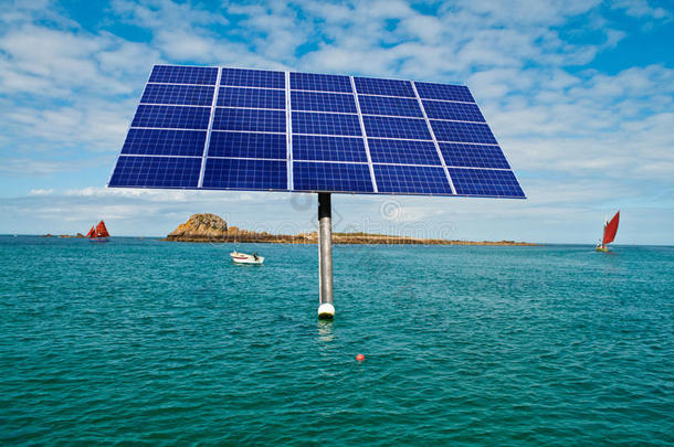 海上太阳能电池板