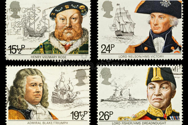 英国海军历史邮票