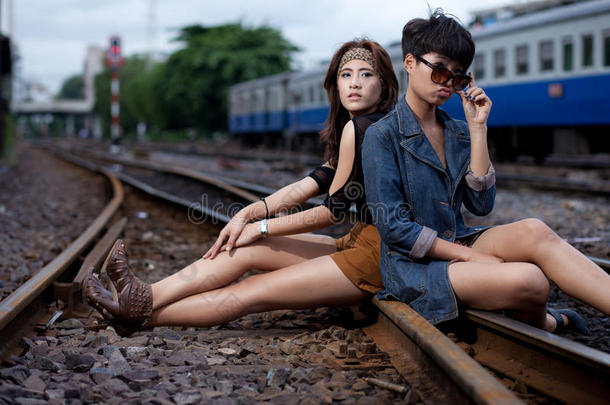 时尚写真亚洲女孩