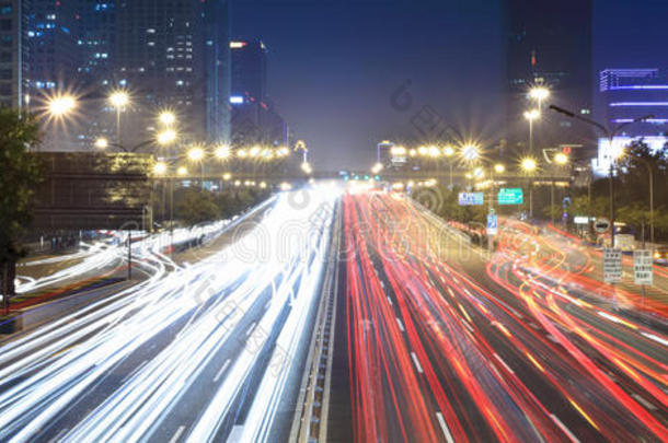 北京现代城市夜景