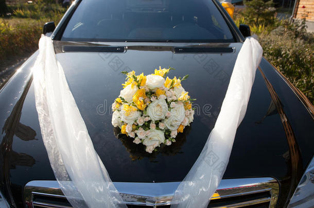 汽车婚礼装饰