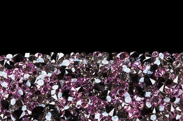 紫色钻石宝石奢华背景