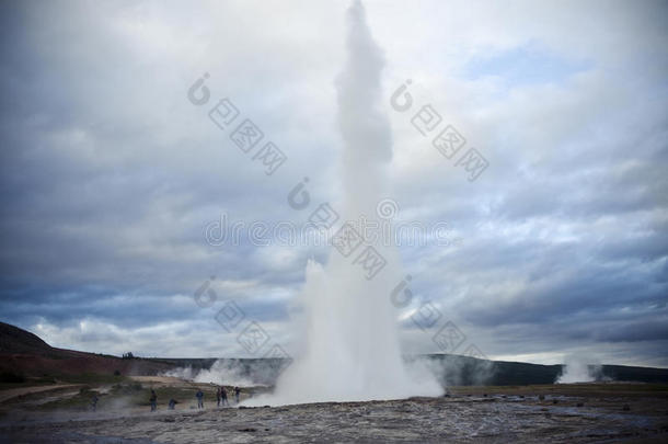 冰岛的geysir