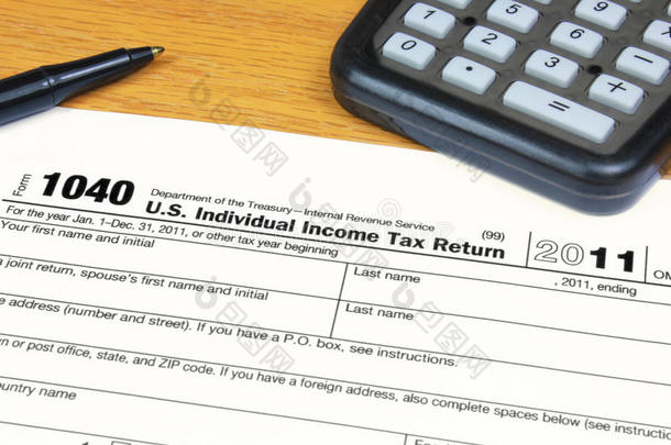 表格1040 2011年美国所得税申报表