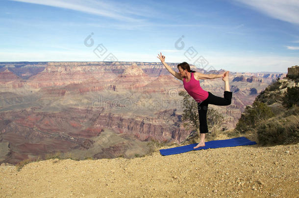 大峡谷瑜伽练习