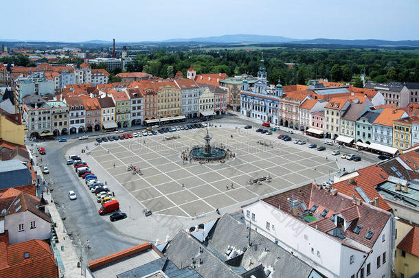 捷克共和国塞斯克·布德约维奇中心广场
