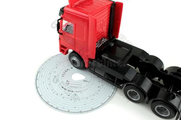 模拟行车记录仪卡和卡车