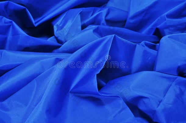 蓝绸缎