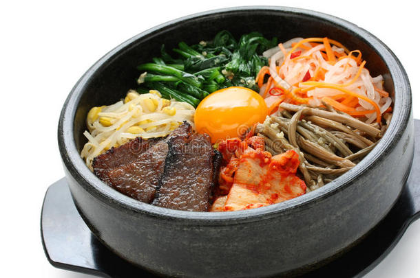 比宾巴，韩国菜
