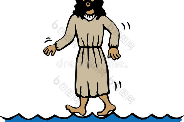 耶稣在水上行走
