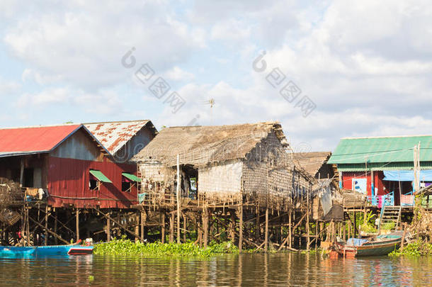 柬埔寨高跷渔村
