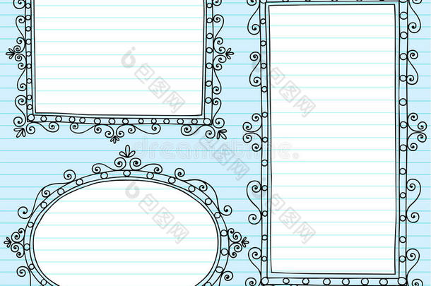 相<strong>框边框</strong>笔记本涂鸦集