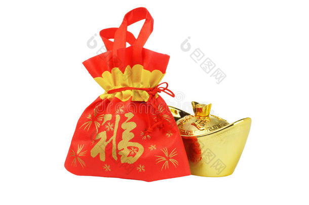 中国<strong>新年礼品</strong>袋和金饰