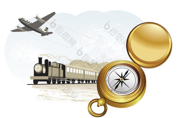 罗盘、火车和飞机