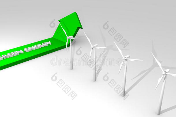 绿色能源概念