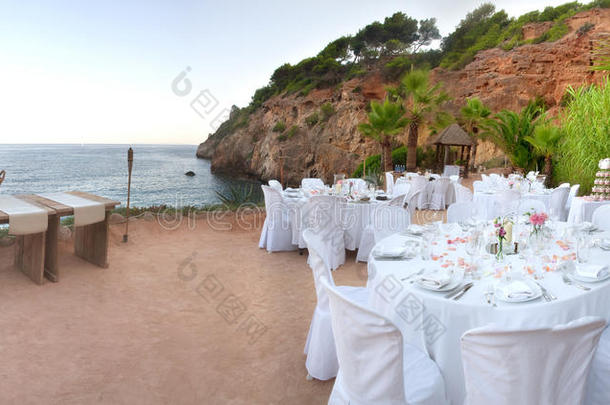 海上婚宴桌