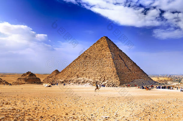 吉萨大金字塔。埃及