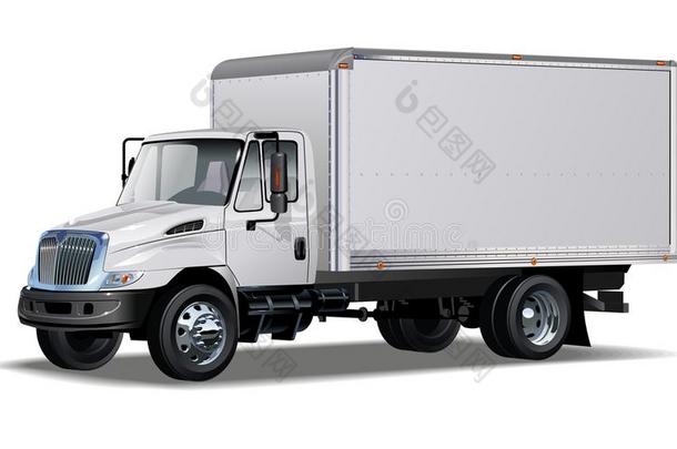 vector高细节商用卡车