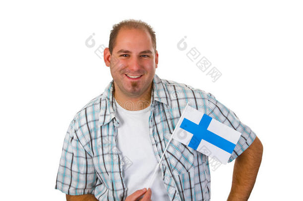 单独地背景欧洲的<strong>芬兰芬兰语</strong>