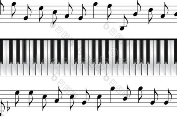 钢琴键盘标准<strong>88</strong>键