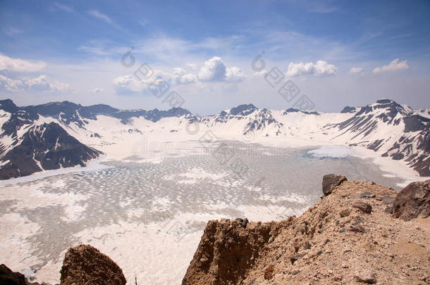 亚洲贝克杜白山白头山边境