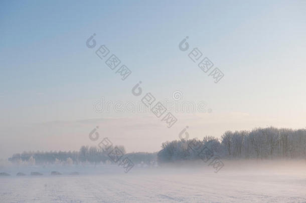 冰雪中的童话景观