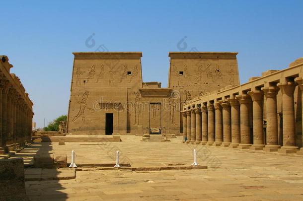 埃及阿斯旺：菲莱岛的伊西斯神庙