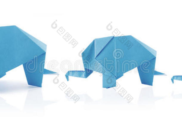 折纸象家族