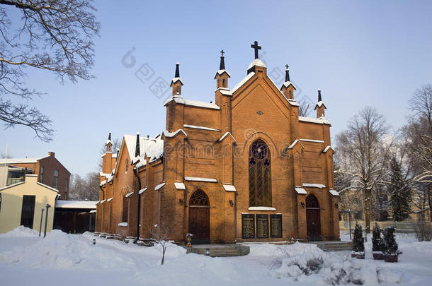 冬天的教堂